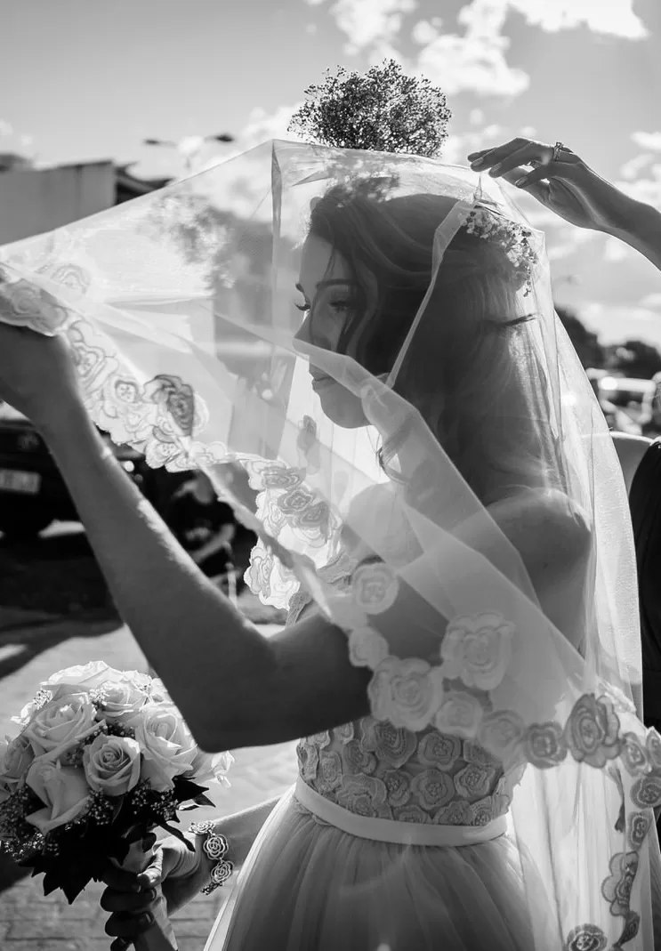 Super luxe custom veil - Kate Gubanyi hand-made wedding dresses