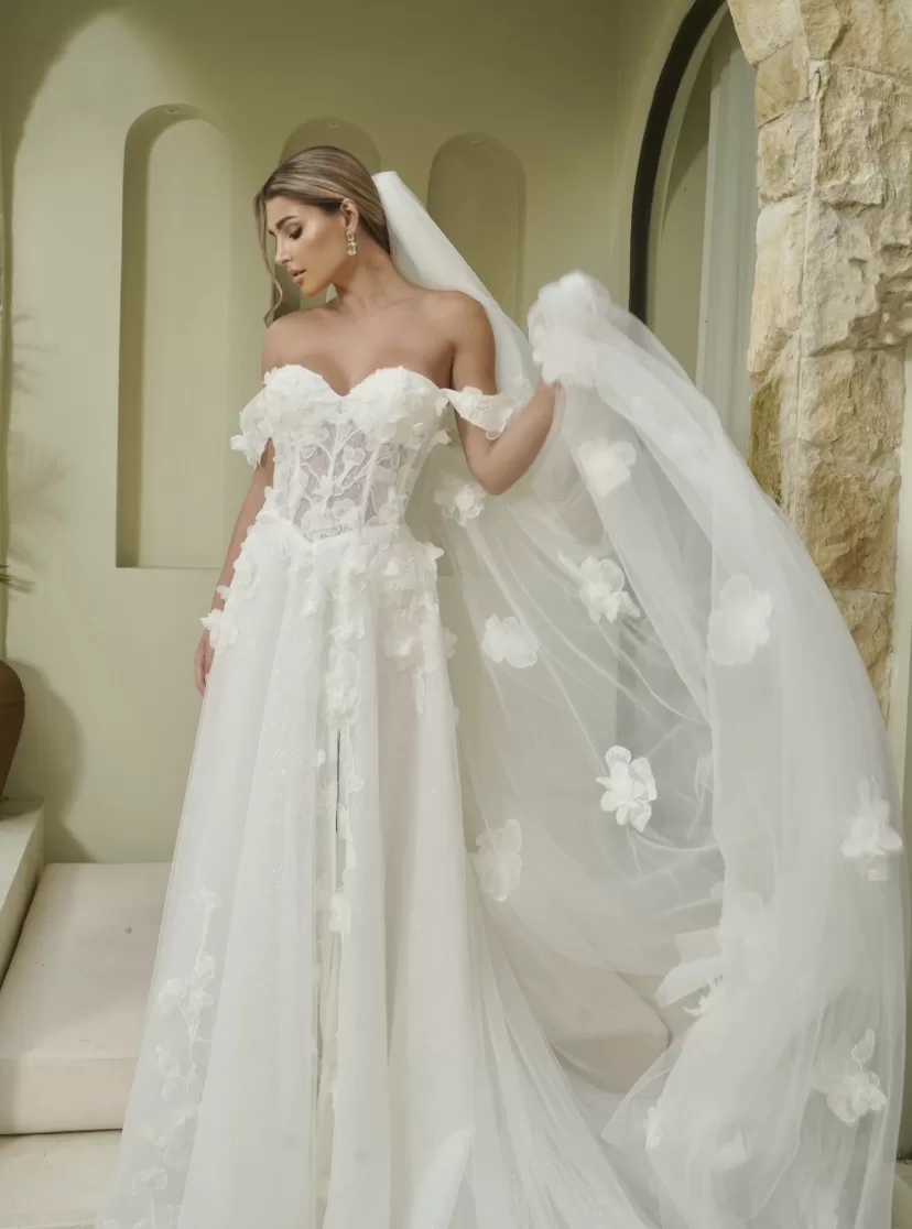 Melita veil - Kate Gubanyi hand-made wedding dresses