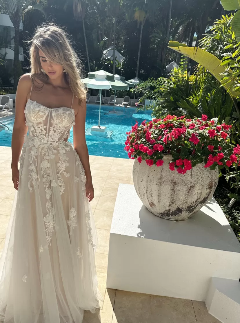 Crystal size 10 - 12 - Kate Gubanyi hand-made wedding dresses