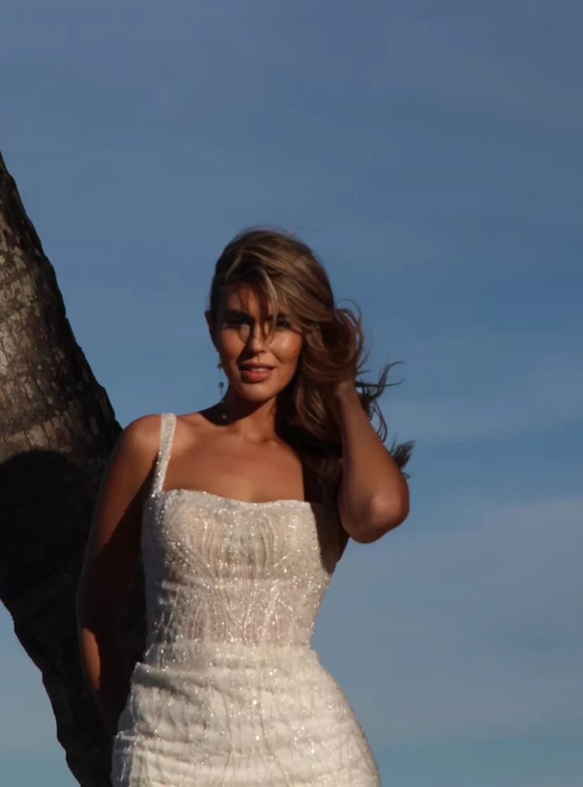 Moon // Size 10-12 - Kate Gubanyi hand-made wedding dresses