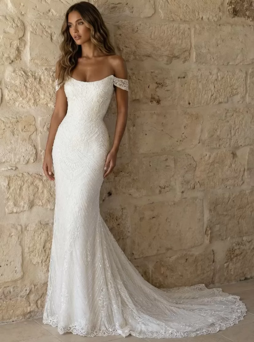 Palm ivory - Kate Gubanyi hand-made wedding dresses